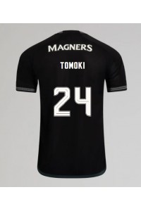 Celtic Tomoki Iwata #24 Jalkapallovaatteet Vieraspaita 2023-24 Lyhythihainen